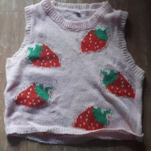 Strawberry crop top!